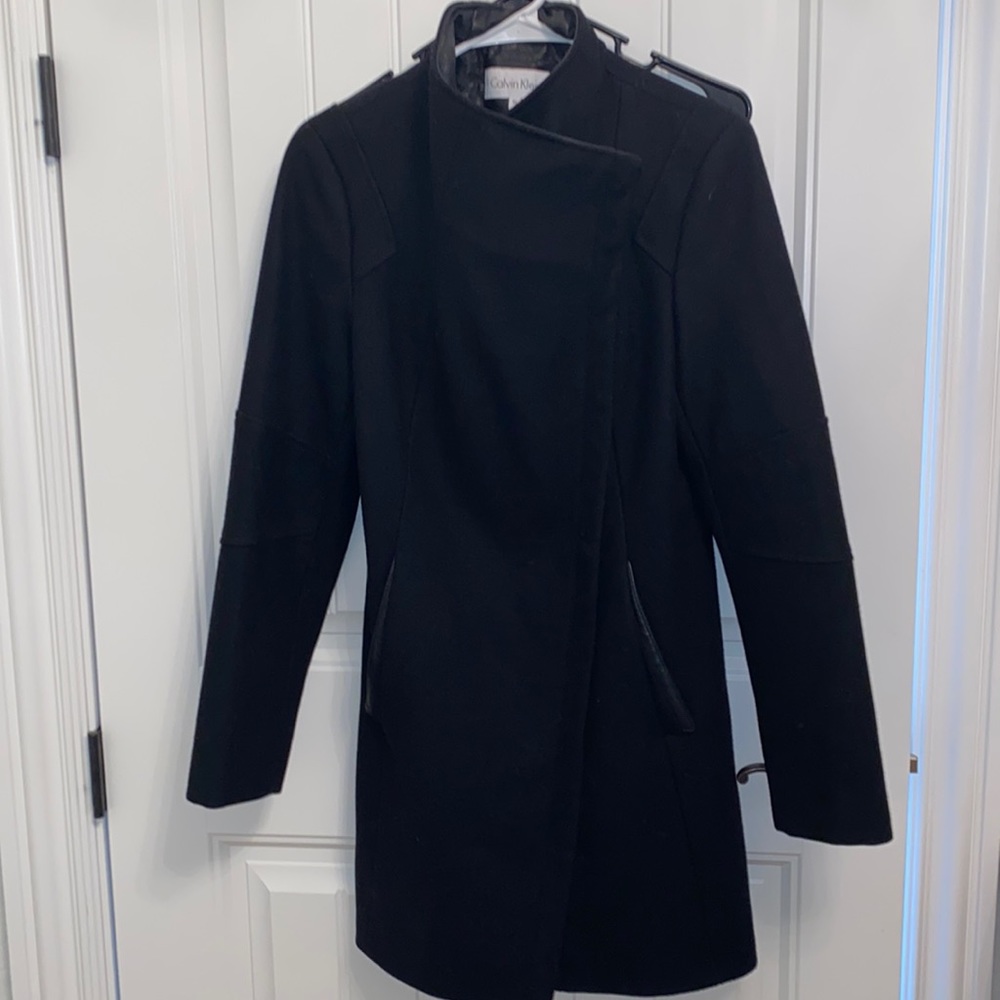 EUC Calvin Klein Wool Coat Size XS